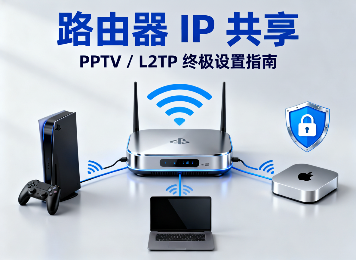 终极指南：如何在路由器上设置 PPTP/L2TP 共享 IP？